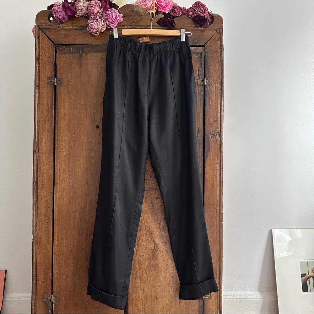 Helmut Lang silk/satin Trousers